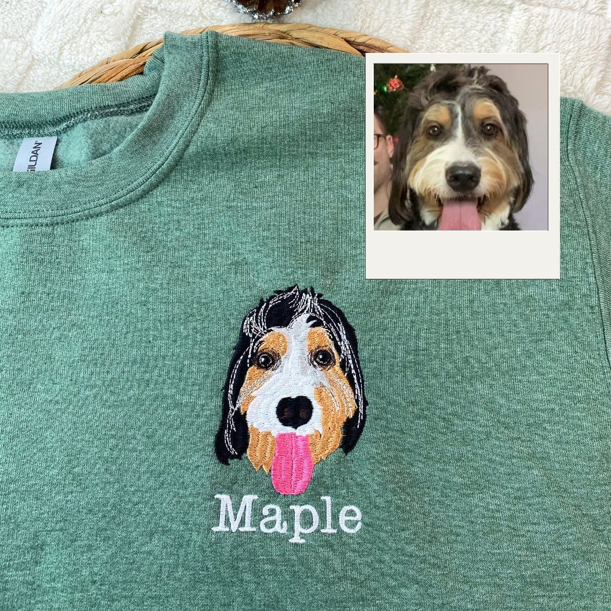 Dog Lover Gifts Custom Hoodies - Pet Mom Embroidered Sweatshirts - Perfect Dog Parent Gift