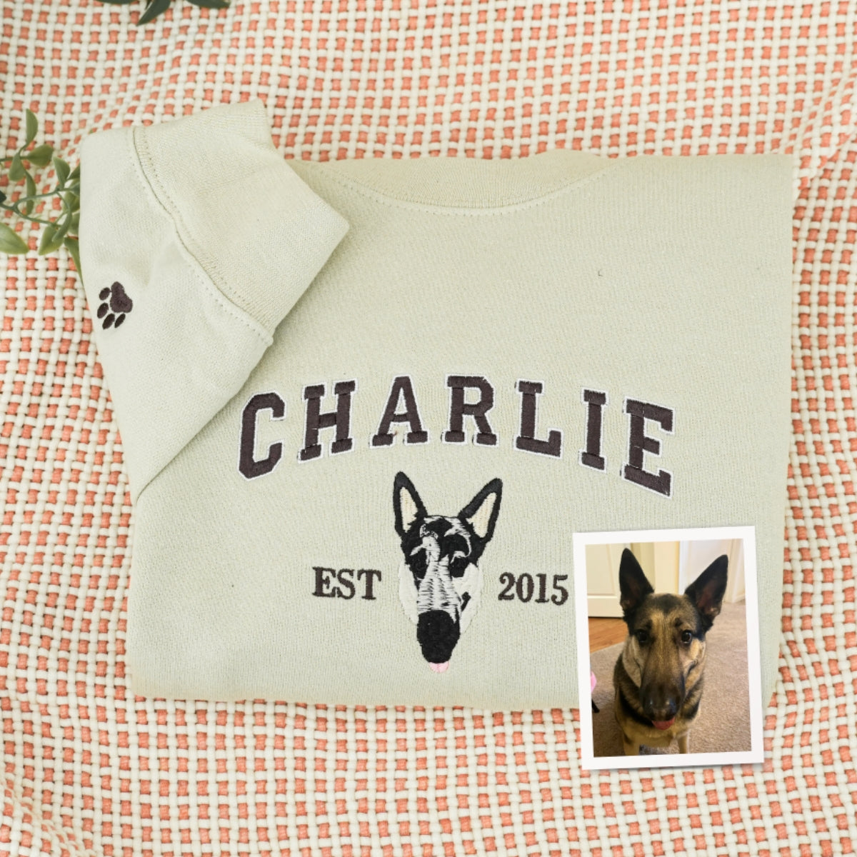 Dog Mom Custom Hoodies - Varsity Style Pet Portrait Embroidered Sweatshirts - Perfect Golden Retriever Gift