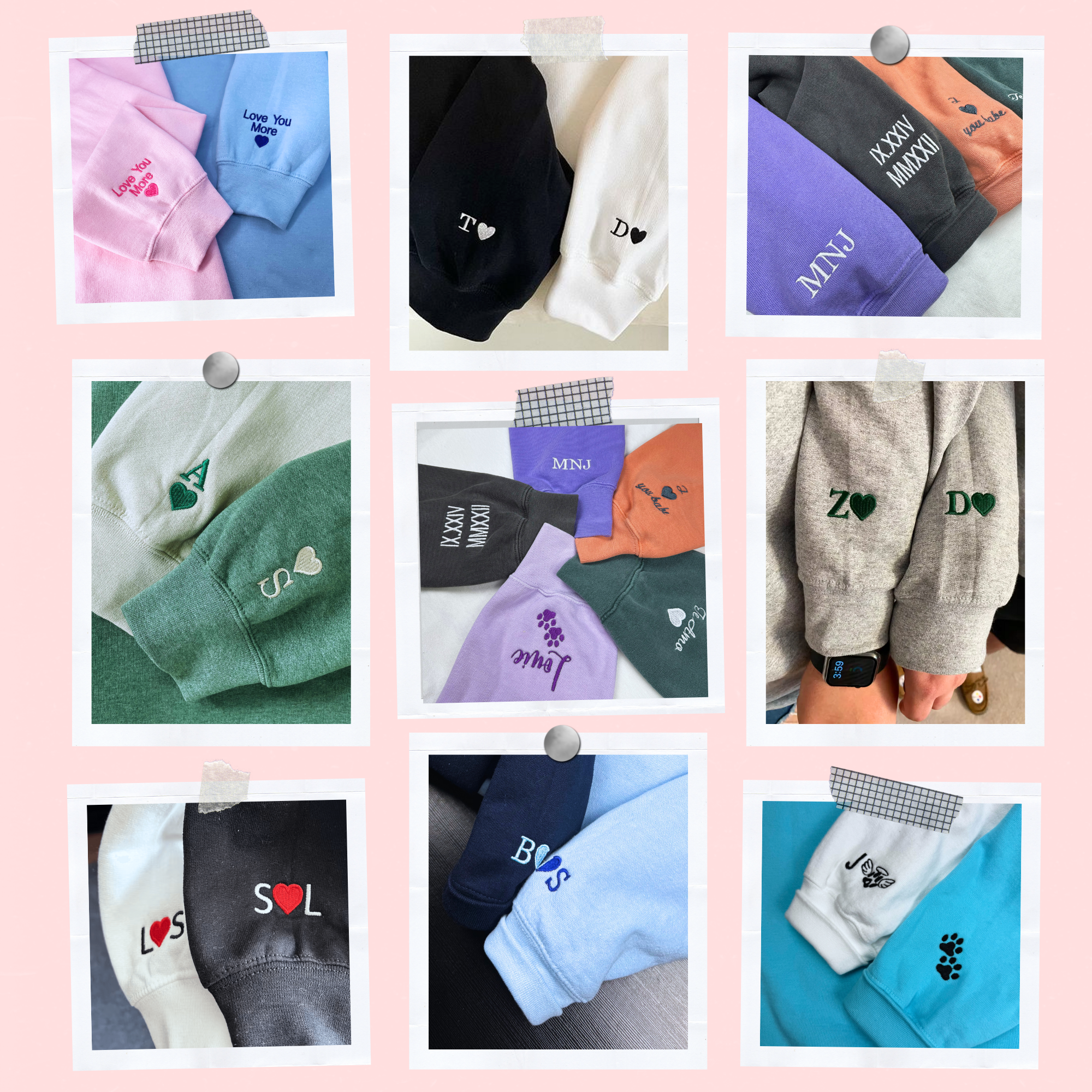 Custom Horse Photo Hoodies - Personalized Rider Horse Embroidered Sweatshirts - Perfect Equestrian Gift